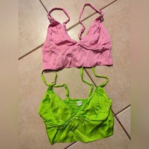 2 aerie lounge tops/bras